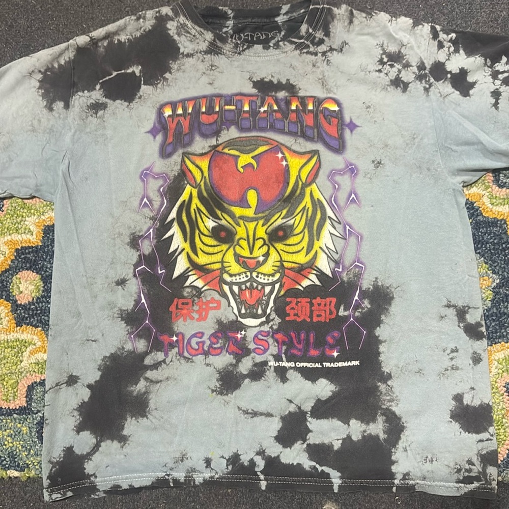 Wu-Tang Clan Tie Dye T-Shirt. Rap/Hip Hop Tiger Style